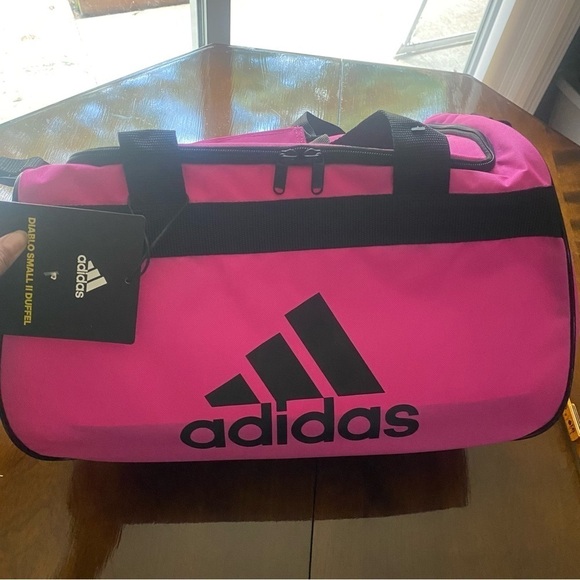 ADIDAS DIABLO SMALL DUFFEL Gym Bag adjustable shoulder strap padded haul handle - Picture 13 of 13